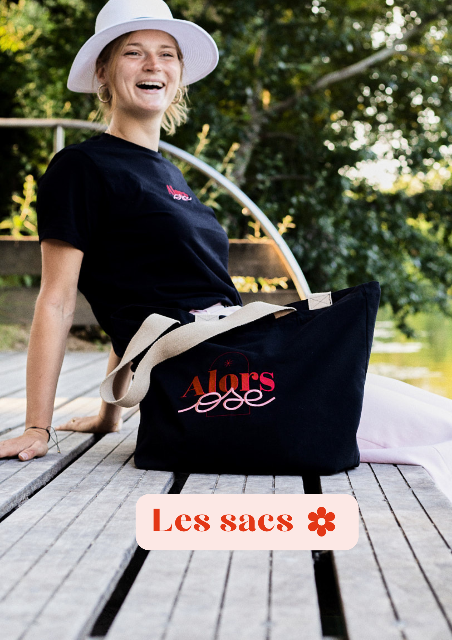 Les bracelets (1) sac brodé